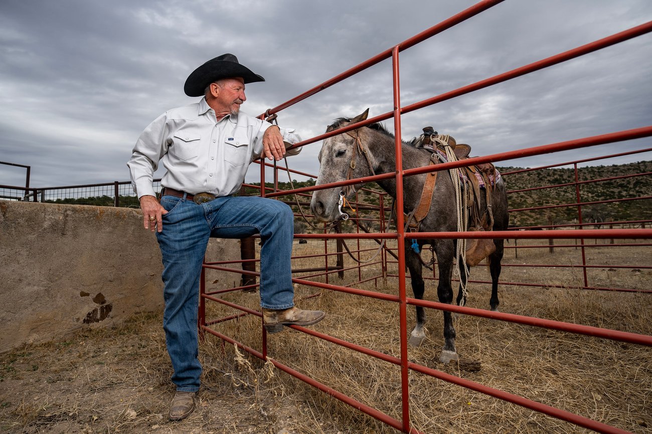 Texas A&M Extension Agent Dr. Bruce Carpenter in West Texas